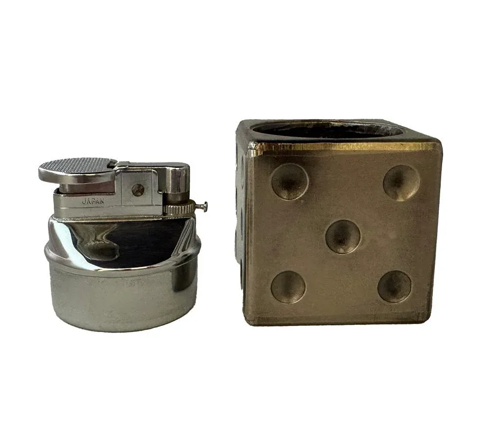 vintage japanese cigarette lighters JAPAN Lighter, Collectible Liquid Lighter, Large Petrol Lighter, Retro Lighter, Vintage Petrol Lighter, Old Liquid Lighter Vintage Steampunk Lighter - Old