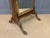 Queen Anne Style Walnut Cheval Mirror, 1920 For Sale - Image 12 of 14