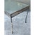 Mid 20th Century Vintage Meadowcraft Greek Key Metal and Glass Patio Table For Sale - Image 5 of 12