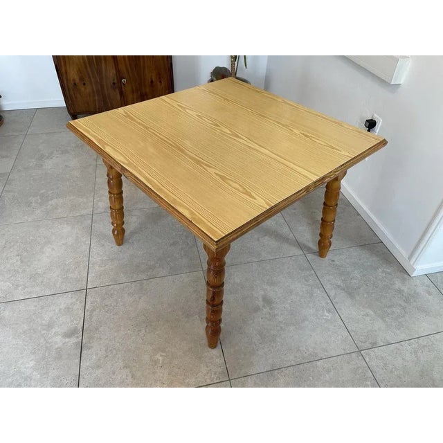 Farmers Side Table in Pine For Sale - Image 4 of 6