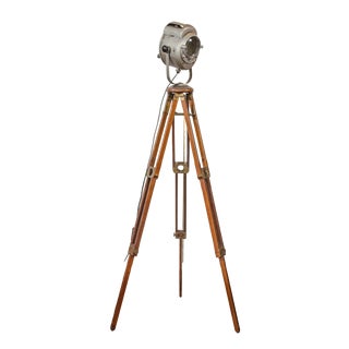 Vintage French Theater Spotlight Floor Lamp, 1950s For Sale