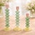 Add a playful yet elegant accent to your space with this set of pastel glass candle holders, crafted in unique hues of...