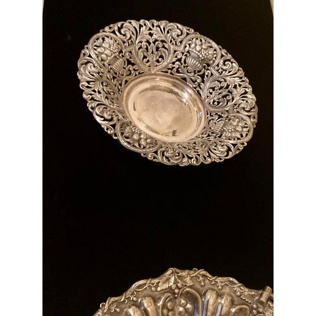 Art Nouveau Silverplated Embossed Bowl For Sale - Image 4 of 10