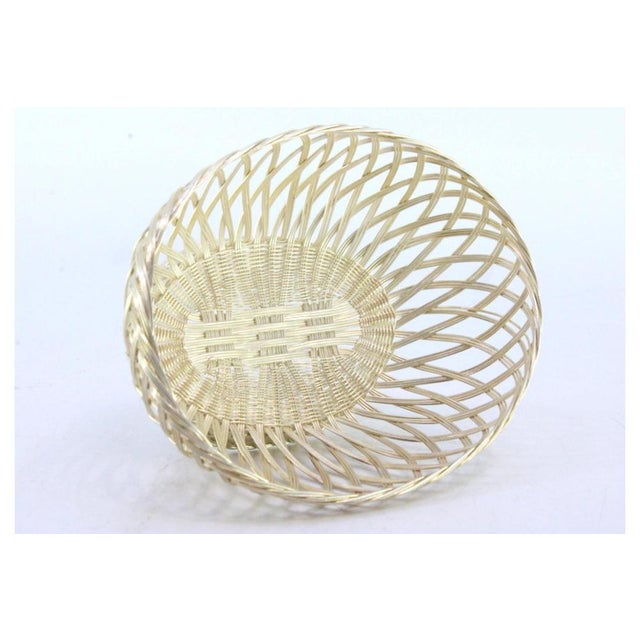 Basket Shaped Silver Wire Ring For Sale - Image 4 of 8