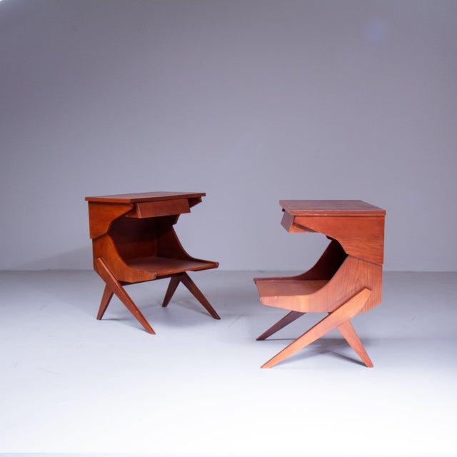 Mid-Century Style Nightstands, Set of 2 For Sale - Image 12 of 12