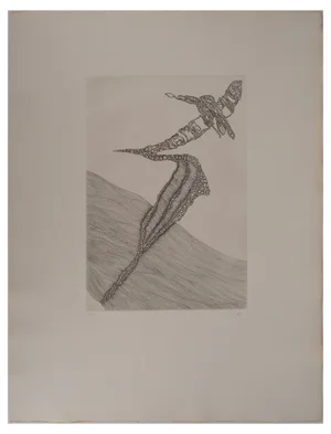 Fred Deux, Becoming, Original Engraving