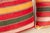 Textile Pair of Bhuj Striped Mashru Lumbar Pillows For Sale - Image 7 of 9