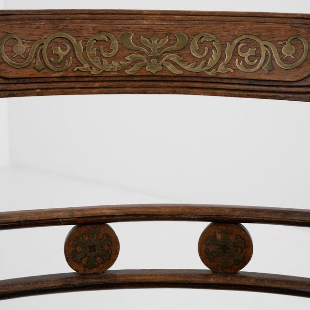 19th Century Set Of Six Regency Sabre-Leg Chairs For Sale - Image 11 of 18