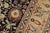 Art Nouveau Style 1990's Pak-Persian Black/Green Wool Rug - 6'2'' X 9'0'' For Sale - Image 4 of 9