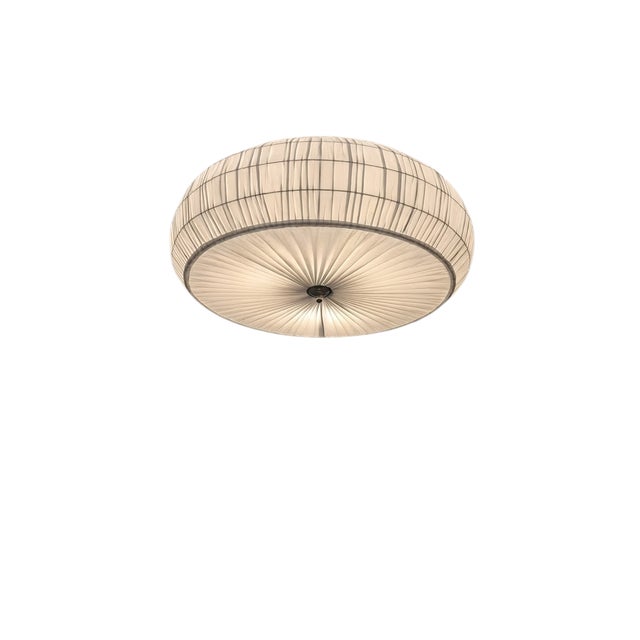 Large Finnish Model 75-204 Flush Mount attributed to Lisa Johansson-Pape for Orno / Stockmann, 1950s For Sale - Image 10 of 10