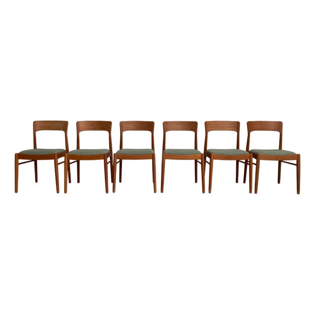 Teak Chair by K.S. Moebler, 1960s, Set of 6 For Sale