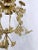 Mid 20th Century Vintage Mid 20th Century Decorative Floral Brass Pendant Chandelier For Sale - Image 5 of 11