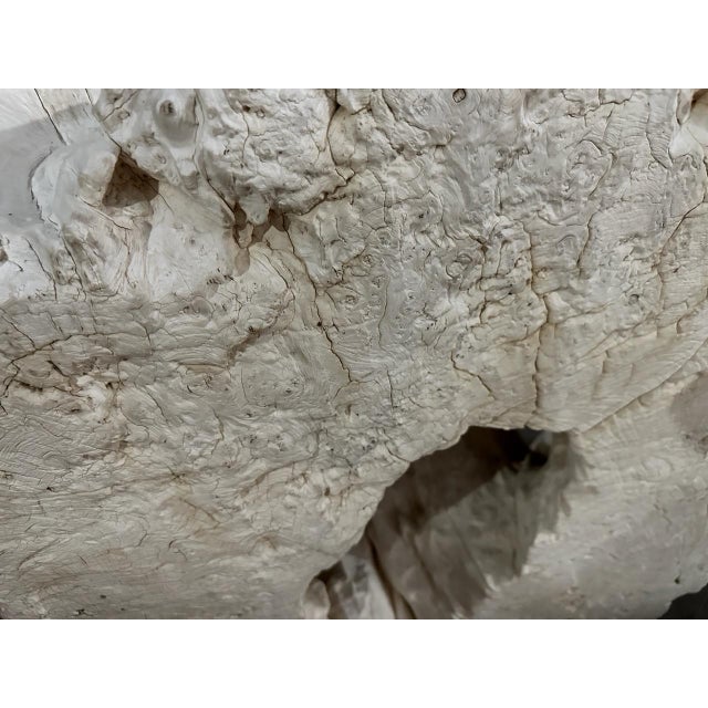 Wood Andrianna Shamaris Century Old Bleached Teak Wood Console Table For Sale - Image 7 of 18