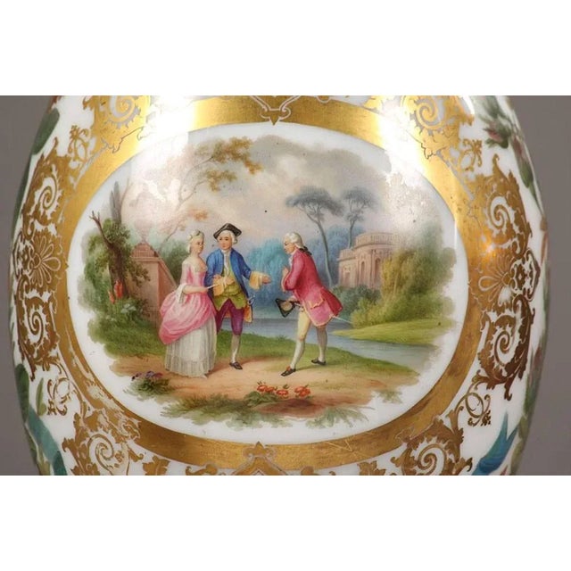 Large Opaline Vases Attributed to Jean François Robert, Set of 2 For Sale - Image 4 of 6