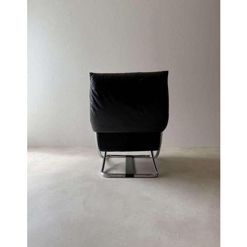 Set of Swiss Lounge Chair with Ottoman by Robert Haussmann, 1980s For Sale - Image 10 of 11