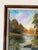 1990s 1995 Vintage River Landscape Oil on Masonite Painting, Signed & Framed For Sale - Image 5 of 12
