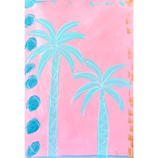 Harbor Island Painted Palm Study II For Sale