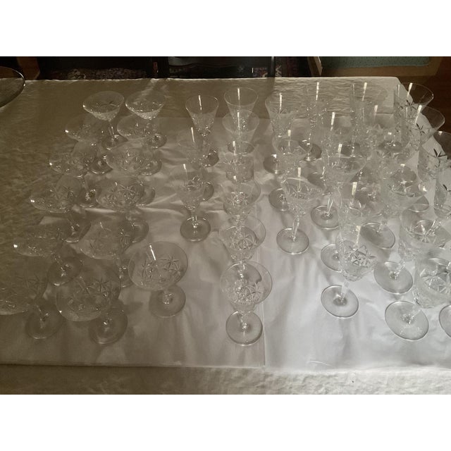 1960s 1960s A Rare and Exquisite Orrefors Crystal Set of 42 Pieces For Sale - Image 5 of 15