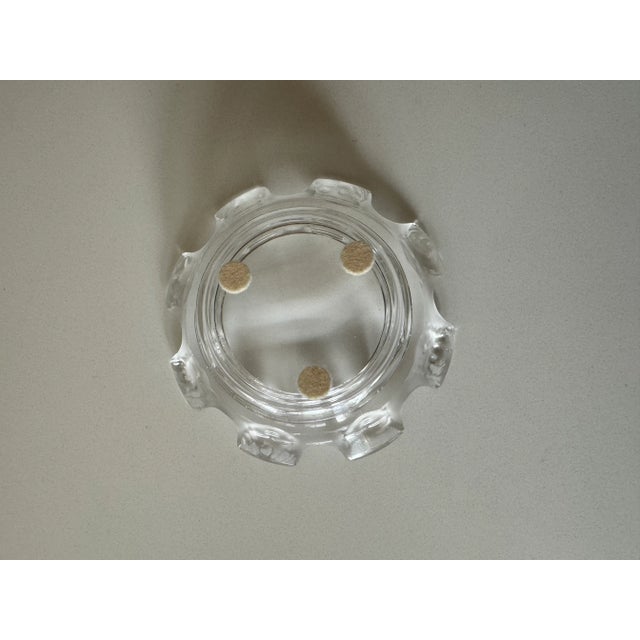 1990s Lalique French Art Deco Crystal Trinket Tray For Sale In New York - Image 6 of 6