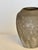 Brown Vase With Textured Glaze Detail For Sale - Image 4 of 5