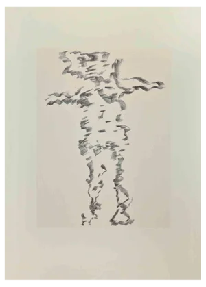 After Willem De Kooning, Trembling Woman, Offset and Lithograph, 1985