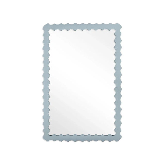 Contemporary Fleur Home Audubon Bamboo Rectangle Mirror in Parma Gray, 30x40 For Sale - Image 3 of 3