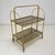 Folding serving cart made of metal and plastic in Germany in the 1960s.