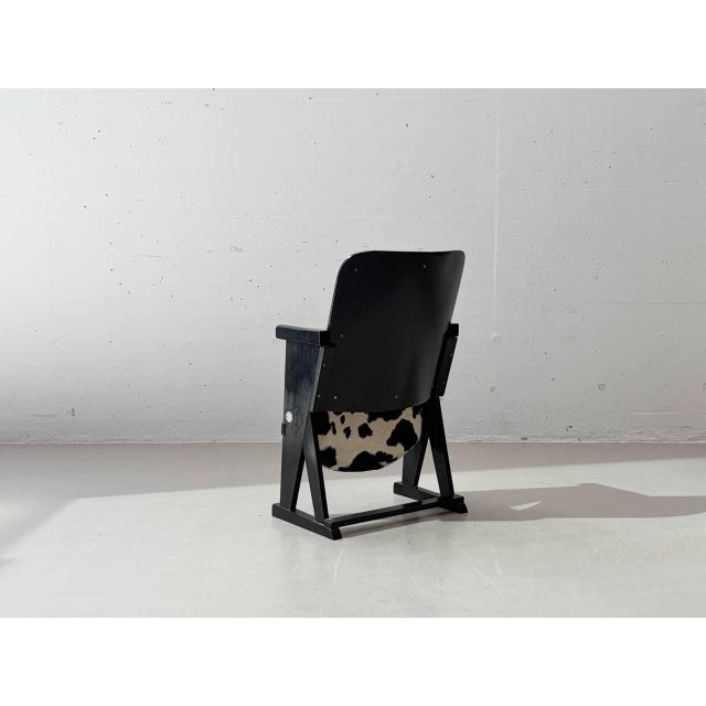 Vitage Cinema Seat with Cowhide Look, 1980s For Sale - Image 10 of 14