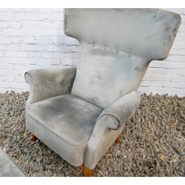 Fritz Hansen Set of Model FH 8023 Wingback Hammer Chair by Fritz Hansen for Dania 1950 For Sale - Image 4 of 13