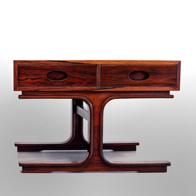 Bernini Wooden Bedside Tables by G. Frattini for Bernini, 1950s, Set of 2 For Sale - Image 4 of 18