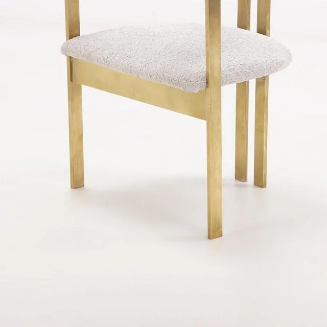 Afra & Tobia Scarpa A Rare Set of Brass and Iron Chairs Attributed to Afra and Tobia Scarpa 1960. For Sale - Image 4 of 6