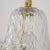 Metal Transparent Murano Glass Table Lamps with Artistic Golden Artistic Decorations, Italy, Set of 2 For Sale - Image 7 of 9