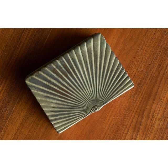 Art Deco Box in Silver Plate, 1950s For Sale - Image 4 of 10