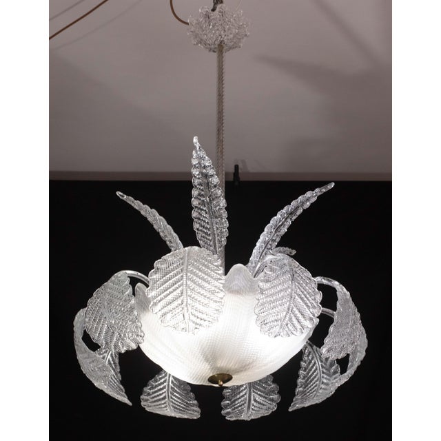 1950s Art Decò, Barovier & Toso Chandelier, Murano Glass, 1950s For Sale - Image 5 of 12