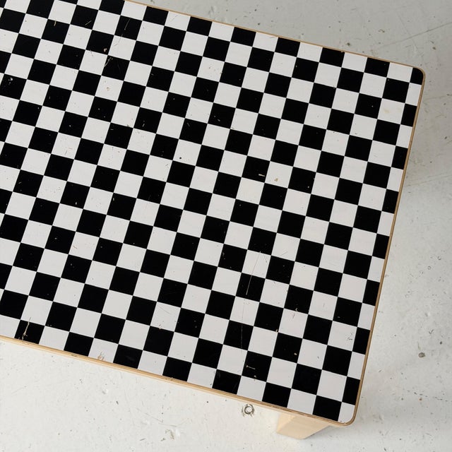 Artek Checkerboard Bench 153a by Alvar Aalto for Artek/Supreme For Sale - Image 4 of 8