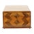 Art Deco Style Wooden Jewelry Box with Chevron Inlay, 1950s For Sale - Image 13 of 18