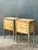Vintage Distressed Hand-Painted Wood Nightstands For Sale - Image 13 of 16