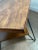 Mid 20th Century Mid-Century Modern Iron Leg Table With Swivel Top For Sale In Seattle - Image 6 of 11