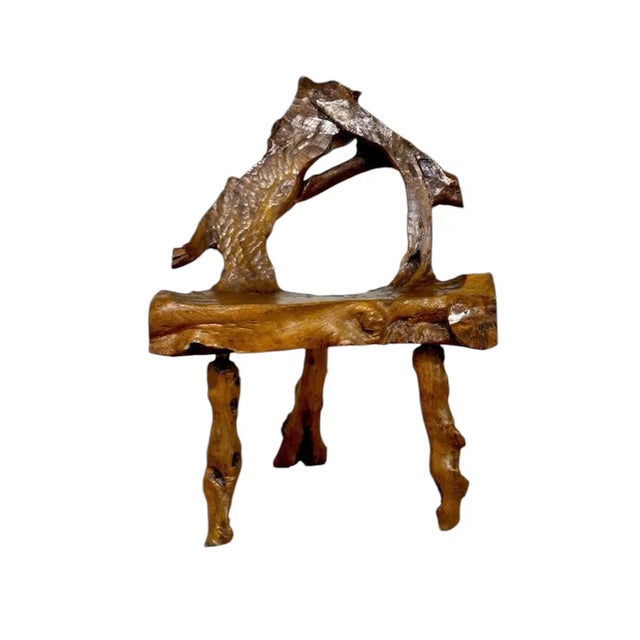 Spanish Rustic Chair For Sale - Image 4 of 10