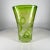 1970s Green Art Glass Vase Controlled Bubble Modern Style of Murano For Sale - Image 10 of 10