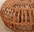 Franco Albini 1960's Italian Woven Rattan Ottoman Attributed to Franco Albini For Sale - Image 4 of 8