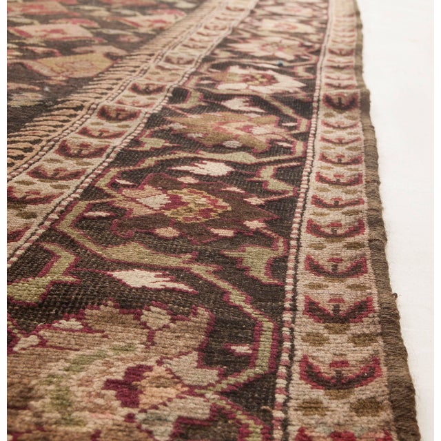 This magnificent antique late 19th century Russian Karabagh rug is a distinguished example of Caucasian textile artistry,...
