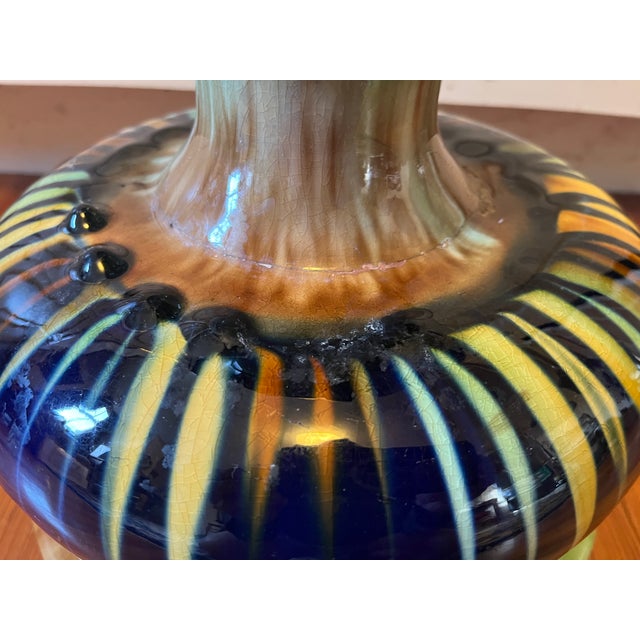 Antique 19th Century French Majolica Urn Planter or Flower Pot For Sale - Image 12 of 12