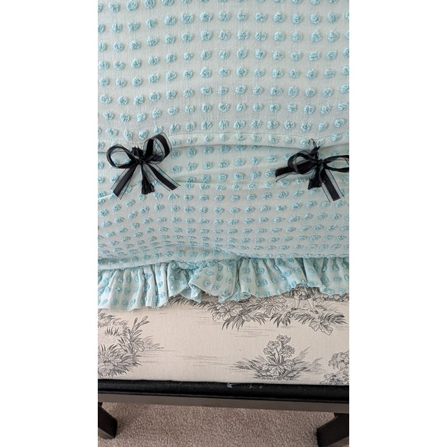 Pair Custom Designed Euro Shams For Sale - Image 10 of 12