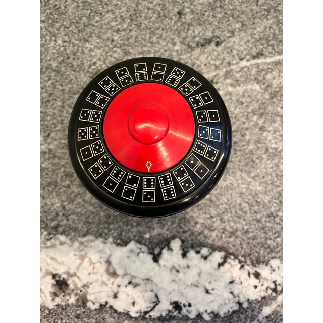 Mid Century Domino Dice Caddy For Sale - Image 4 of 8