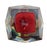 This is a vintage Murano Sommerso faceted art-glass bowl or ashtray, made in Murano, Italy, circa 1960s to 1970s. The...