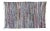 Colorful Striped Sari Rug 40" X 60" For Sale