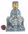 Large 20th c. Impressive Chinese Cloisonne' on Bronze Seated Male Figure Statue that would be a great focal point to...