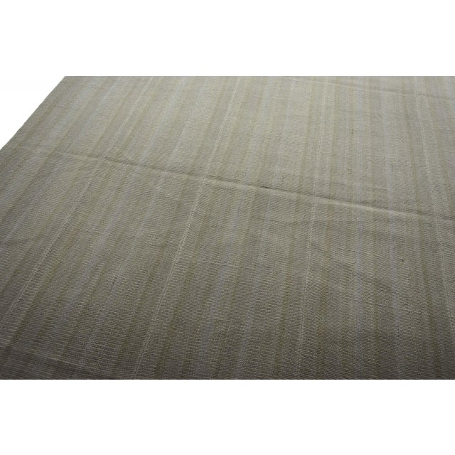 Handwoven Mazandaran Kilim Rug For Sale - Image 4 of 8