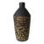 Museum Style Ceramic Sculpture Vase by Mary K. Seyfarth, Gold Leaf, Signed, 18” H For Sale